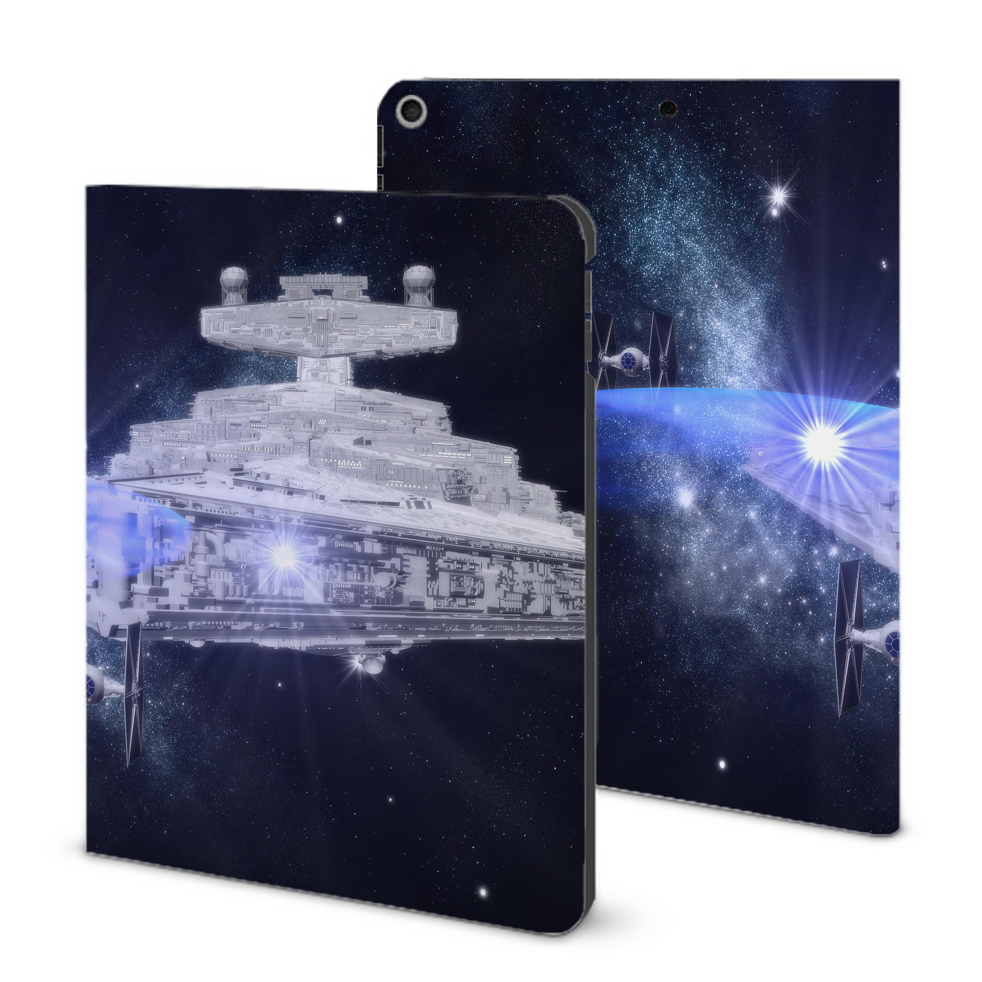 （画像用） スター・ウォーズ Star Wars IPad ケース ブック型 PUレザー TPU 耐衝撃 軽量 薄型 ペン収納なし 全面保護 IPad 各モデル対応